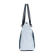 Dámská kožená kabelka Facebag Joana - modro-bílá