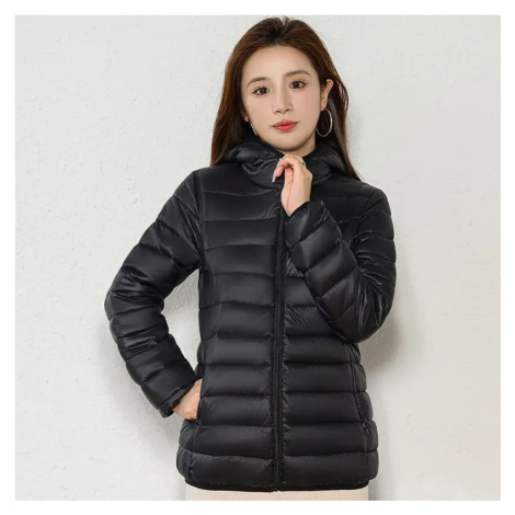 Dámská zimní bunda – zateplený krátký kabát slim