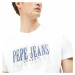 Pepe Jeans Pepe Jeans pánské bílé tričko Snow