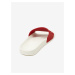 Bílo-červené dámské pantofle Diesel Mayemi