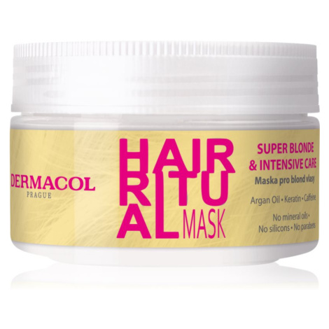 Dermacol Hair Ritual maska pro blond vlasy 200 ml
