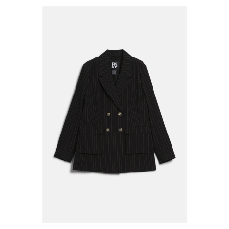 Blejzr dkny double breast blazer pinstripe