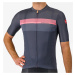 CASTELLI Cyklistický dres s krátkým rukávem - GIRO VELOCE - modrá/růžová