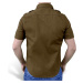 košile SURPLUS - 1/2 Raw Vintage Shirt - HNĚDÁ - 06-3590-05
