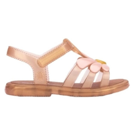 Melissa MINI Baby Hip Bloomy Sandals - Pearlish Brown/Pink Růžová