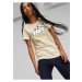 Béžové dámské tričko Puma Animal