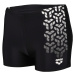 Chlapecké plavky arena boys kikko v swim short graphic black/white