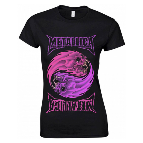 Metallica tričko, Yin Yang Purple Black, dámské RockOff