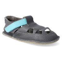 Barefoot sandálky Baby Bare - IO Blue Beetle