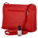 Dámská kožená kabelka Mirna, červená