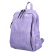 Stylový dámský koženkový kabelko/batoh Cedra, fialová