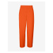 Oranžové dámské široké kalhoty VERO MODA Lis Cookie