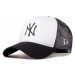 Pánská kšiltovka NEW ERA 940 Af trucker MLB team colour block NY cap Black White