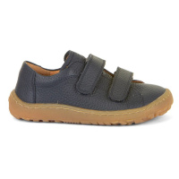 FRODDO TENISKY LEATHER D-VELCRO II Dark Blue | Dětské barefoot tenisky