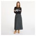 Sukně Karl Kani Signature Long Cargo Skirt Black