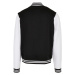 Starter College Fleece Jacket - black/white