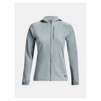 Světle modrá sportovní bunda Under Armour UA OutRun the STORM Jacket