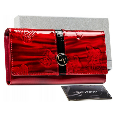 Dámská kožená peněženka s ozdobným páskem 4U CAVALDI