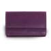 Fialová kožená mini peněženka Athena Arwel