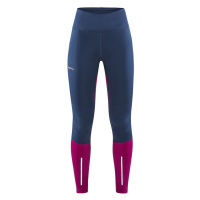 Dámské sportovní větruodolné kalhoty Craft ADV Essence Wind Tights Modrá s růžovou