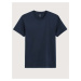 Tmavě modré basic tričko Celio Tebase