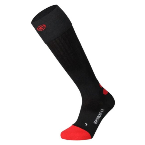 Lenz HEAT SOCK 4.1. TOE CAP Vyhřívané ponožky, černá, velikost