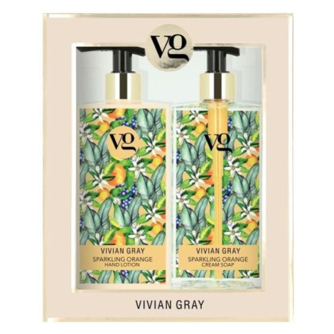 Vivian Gray Kosmetická sada Sparkling Orange (Cream Soap & Hand Lotion)