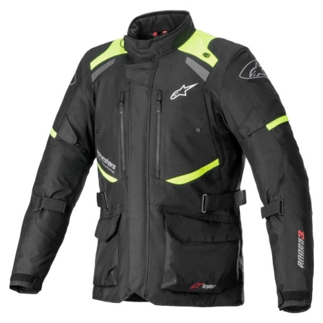 Alpinestars Andes V3 Drystar Jacket Black/Yellow Fluo Textilní bunda