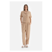 Dagi Beige Muslin Pants