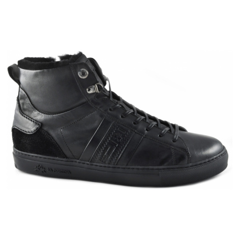Kotníková Obuv La Martina Man Shoes Ohio Calf Leather - Černá
