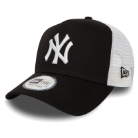 New Era Yankees Clean Black A-Frame Trucker Cap