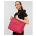 Kabelka karl lagerfeld k/signature nylon md tote persian red