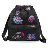 CoolPack Volnočasový batoh Urban Girls badges black