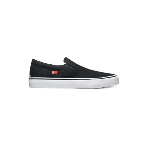 Dc shoes pánské tenisky Trase SLIP-ON TX - S21 Black/White | Černá |