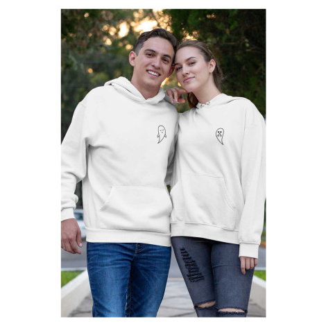 Mikiny pro páry Duchové Barva: Bílá, Dámska