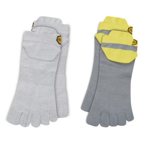 Sada 2 párů nízkých ponožek unisex Vibram Fivefingers