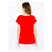 Červené květované tričko CAMAIEU