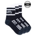 Ponožky Meatfly Long Triple Pack, černá