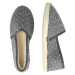 Espadrij l´originale Pantofle šedý melír / bílá
