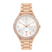 MINET Rose gold dámské hodinky AVENUE s čísly MWL5300