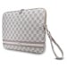 DKNY PU Leather Checkered Pattern and Stripe Obal na Notebook 13/14 Beige"