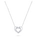 Brilio Silver Romantický stříbrný náhrdelník Nekonečná láska NCL31W