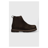 Semišové kotníkové boty Birkenstock Highwood pánské, hnědá barva, Highwood