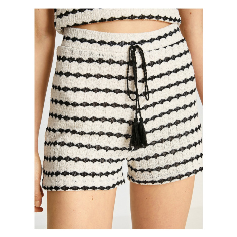 Koton Patterned Knitted Shorts