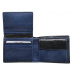 SEGALI Pánská kožená peněženka 2907114026 černo modrá