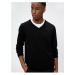Koton Basic Sweater V Neck Knitwear Slim Fit Long Sleeve