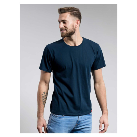 Pánské bavlněné triko CityZen s kulatým výstřihem tmavě modrá CityZen®