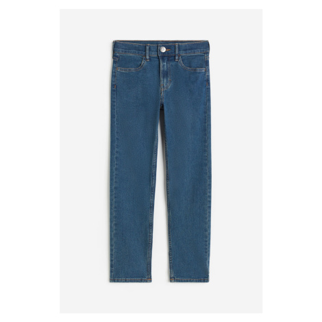 H & M - Comfort Stretch Slim Fit Jeans - modrá H&M