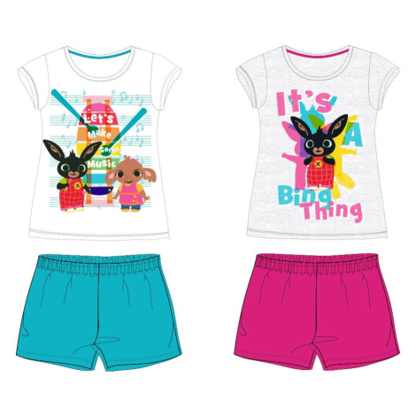 Králíček bing- licence Dívčí pyžamo - Králíček Bing 5204060, šedá / růžová Barva: Šedá