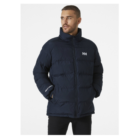 Tmavě modrá pánská oboustranná zimní prošívaná bunda HELLY HANSEN YU 23 REVERSIBLE PUFFER